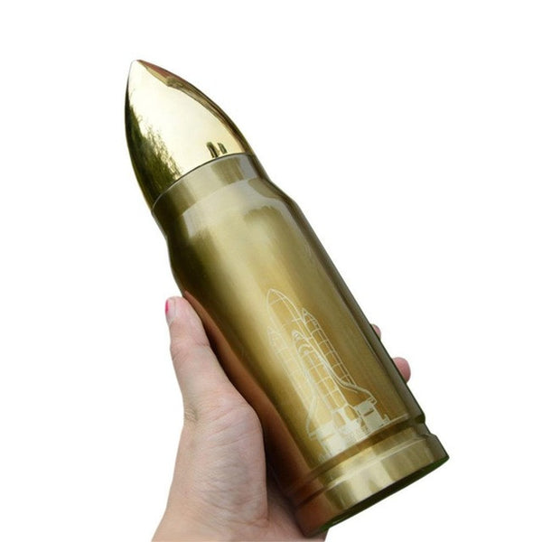 Stainless Steel Bullet / Missile  Thermos Bottle 350/500 ml